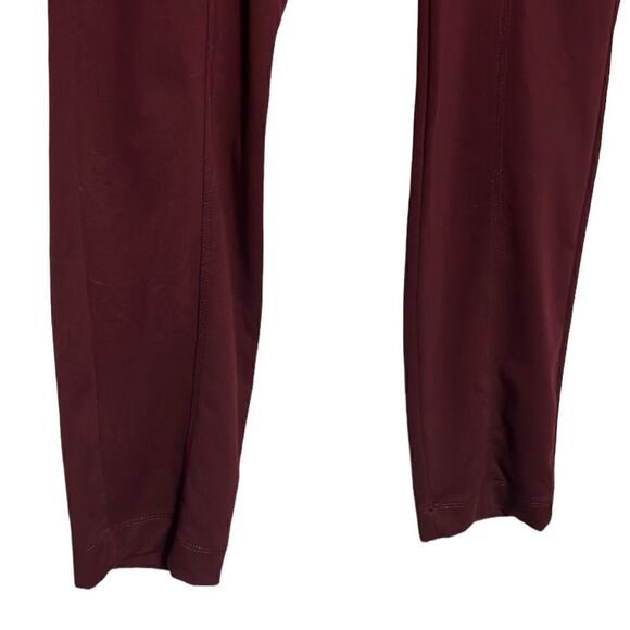 Croft & Barrow Pants Womans Size Small Pull on Maroon Tummy Control Stretch - Picture 3 of 9